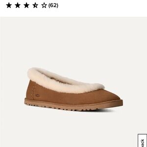 UGG Zora Ballet Flat in Chesnut size 8
